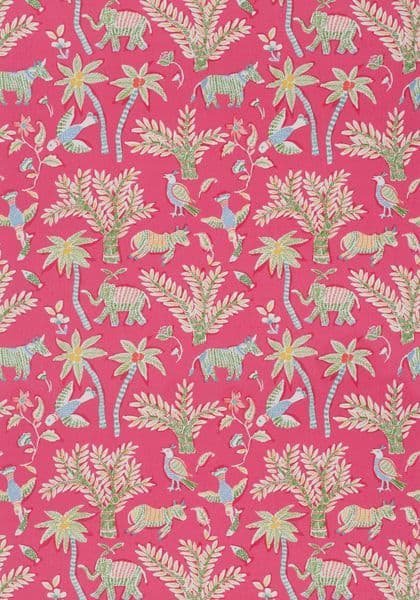 Thibaut Goa Fabric in Pink