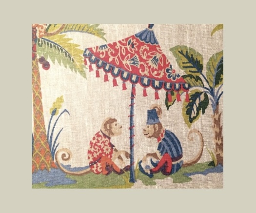 Maisie Fabric by Thibaut in Pool