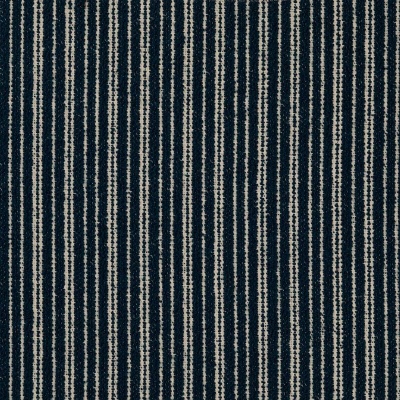 And Objects Divide Woven Fabric in Sea Blue