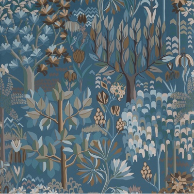 Thibaut Alpine Wallpaper in Mineral