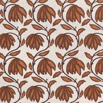 Thibaut Desert Flower Linen in Ochre