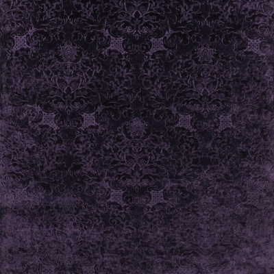 Designers Guild Palace Damask Velvet in Amethyst