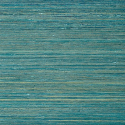 Thibaut Raffia Palm Wallpaper in Turquoise