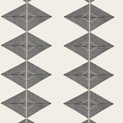 Thibaut Reflection Wallpaper in Basalt Black