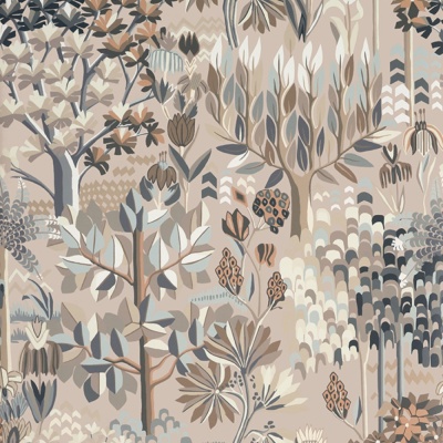 Thibaut Alpine Wallpaper in Birch