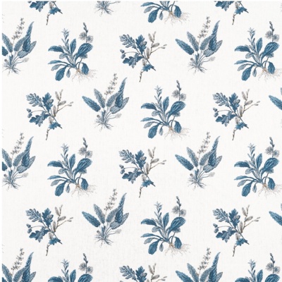 Anna French Woodland Fabric in Blue