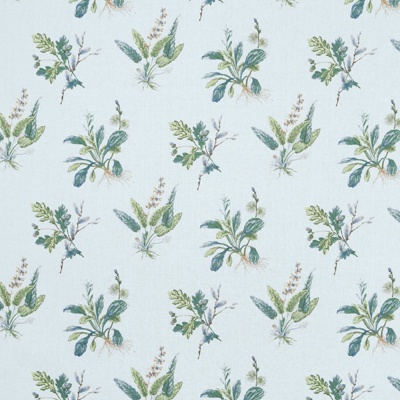 Anna French Woodland Fabric in Blue and Green