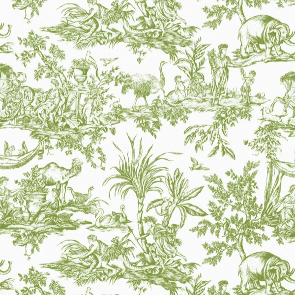 Anna French Antilles Toile Cotton in Green