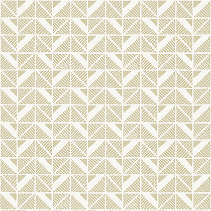 Anna French Bloomsbury Square Wallpaper in Beige