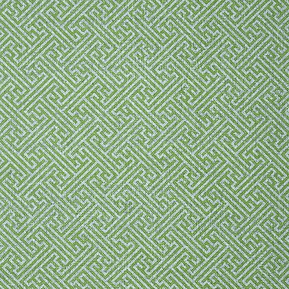 Anna French Charlotte Raffia Wallpaper in Green and Blue