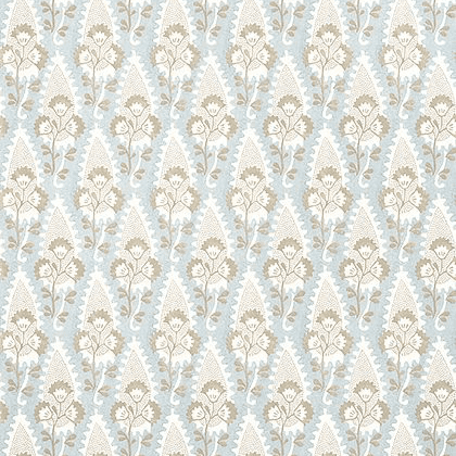 Blue and White French Baroque Pattern Wallpaper Stock Photo - Image of  flower, architecture: 40033662