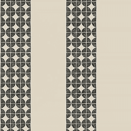 Anna French Fairmont Stripe Wallpaper in Black