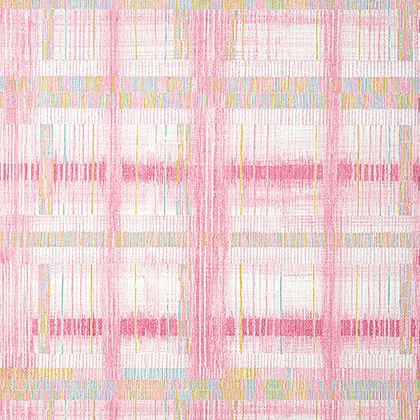 Anna French Takao Weave  Wallpaper in Fuchsia