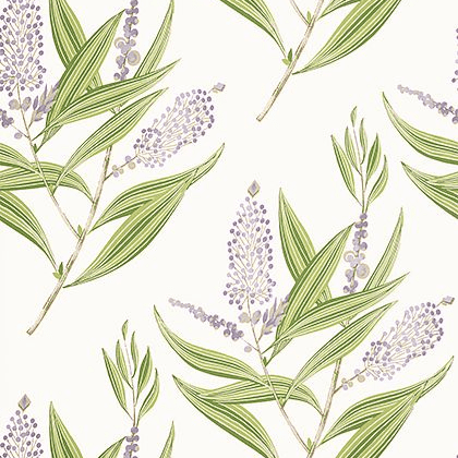 Anna French Winter Bud Wallpaper in Lavender