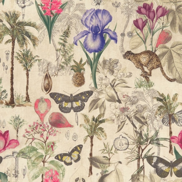 Clarke and Clarke Botany Fabric in Summer