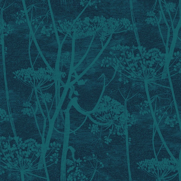 Cole and Son Cow Parsley Velvet in Viridian