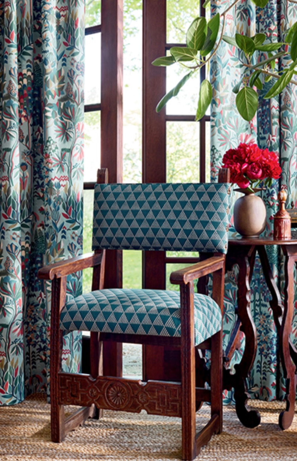 Thibaut Alpine Wallpaper in Tapestry