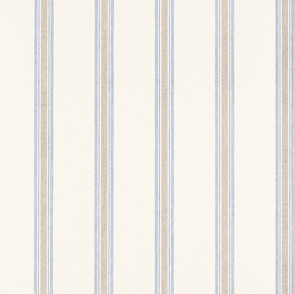 Anna French Beckley Stripe Wallpaper in Sky