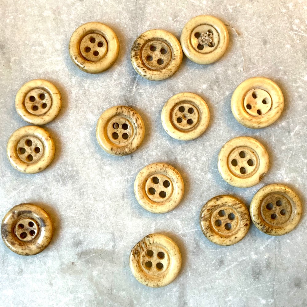 Vintage Bone Buttons