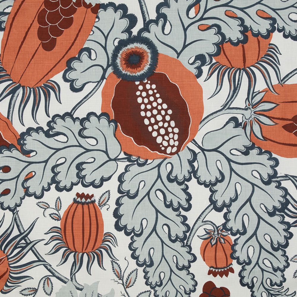 Michael Szell Carnival Linen in Terracotta