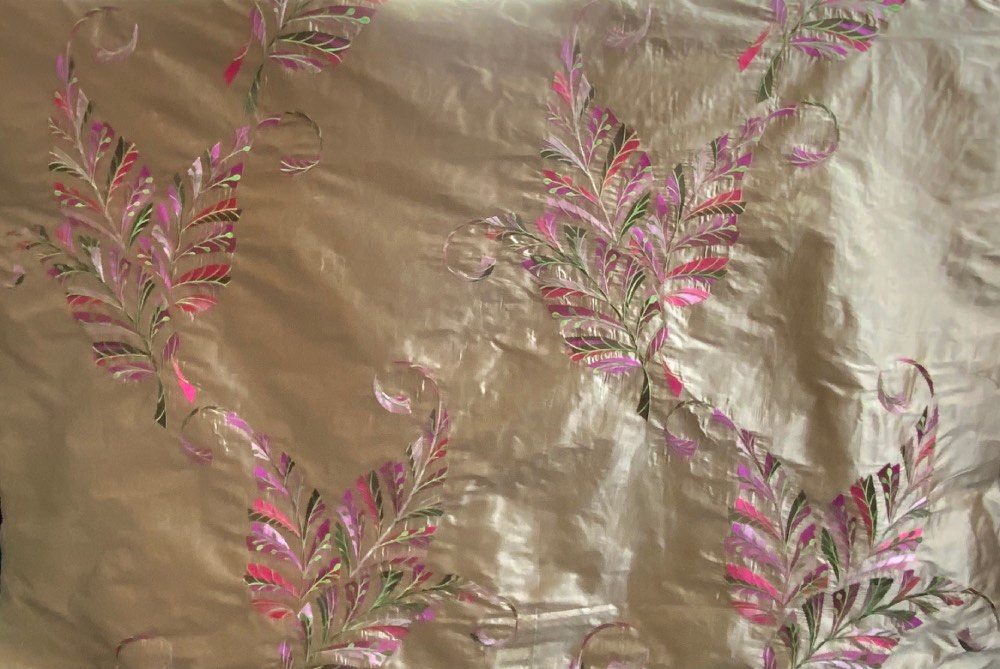 Designers Guild Delacroix Embroidered Silk in Fuchsia