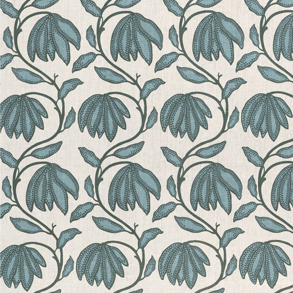 Thibaut Desert Flower Linen in Wild Sage