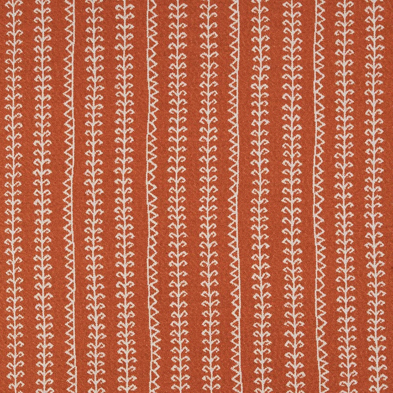 Kit Kemp Little Weed Fabric in Orange