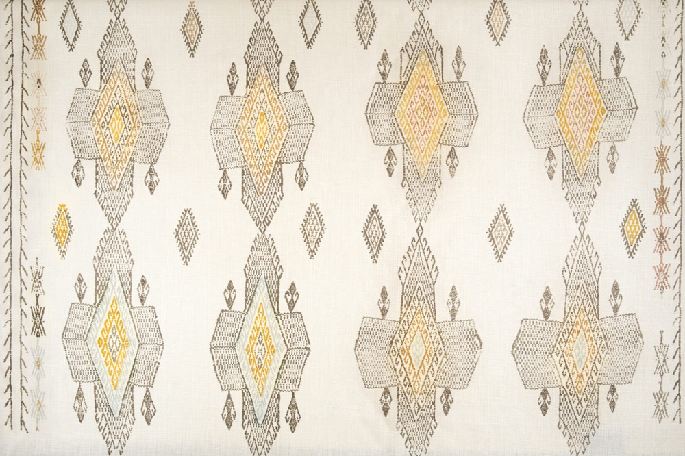 Kit Kemp Travelling Light Linen Fabric in Natural