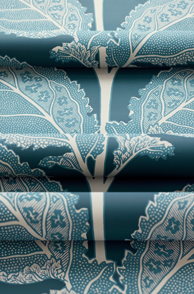 Thibaut Lacinato Wallpaper in Wild Sage