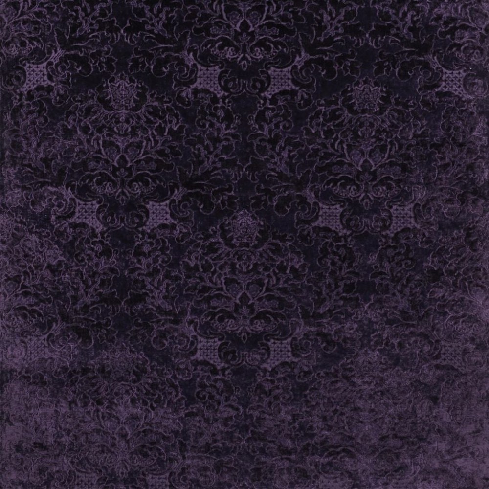 Designers Guild Palace Damask Velvet in Amethyst