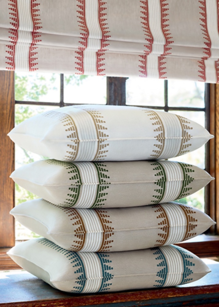 Thibaut Trail Head Fabric in Wild Sage