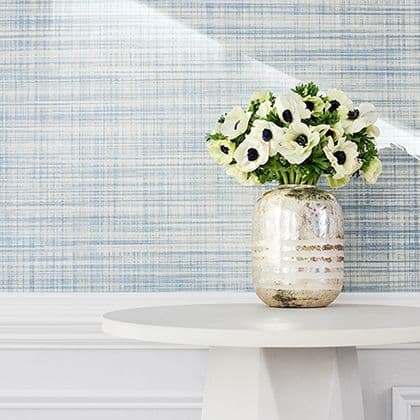 Anna French Bryson Wallpaper in Blue