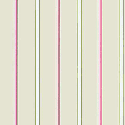 Anna French Dawson Stripe Wallpaper in Pink and Green