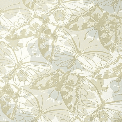 Anna French Paxton  Wallpaper in Metallic on Neutral