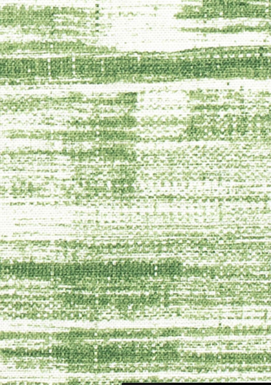 Anna French Shadows  Linen in Emerald Green