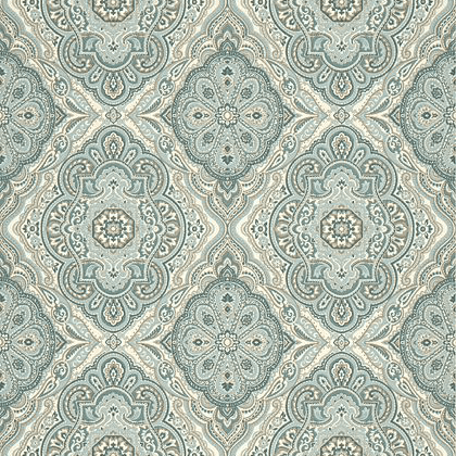 Anna French Sterling Wallpaper in Aqua
