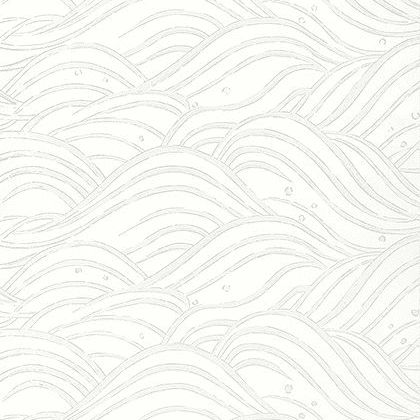 Anna French Waves Wallpaper in Pearl