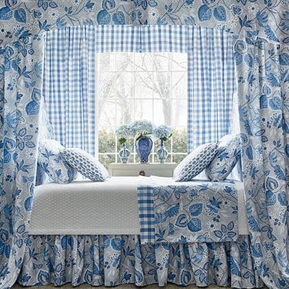 Anna French Westmont Linen in Spa Blue