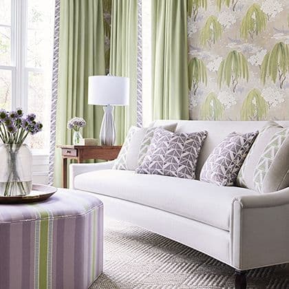 Anna French Willow Tree Wallpaper in Lavender