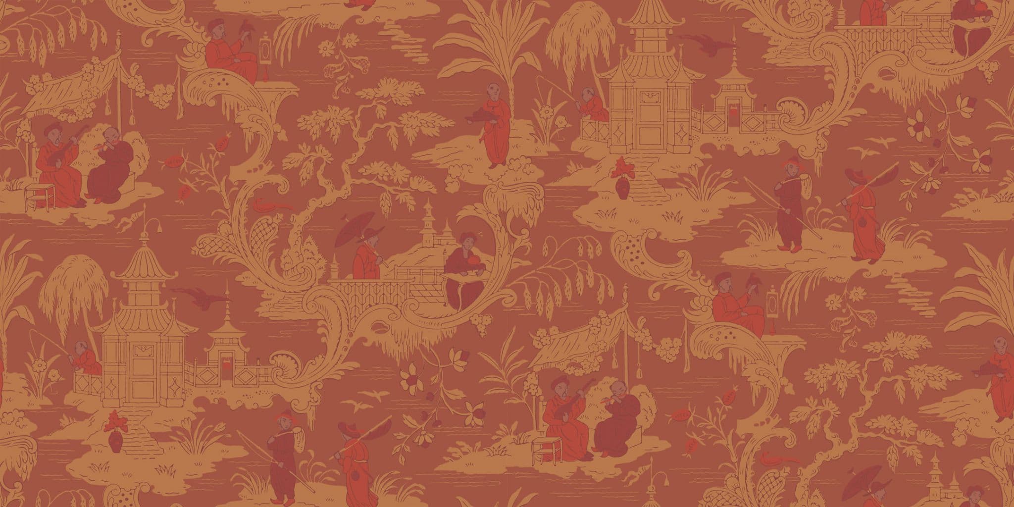 Cole & Son Chinese Toile Wallpaper 100/8041