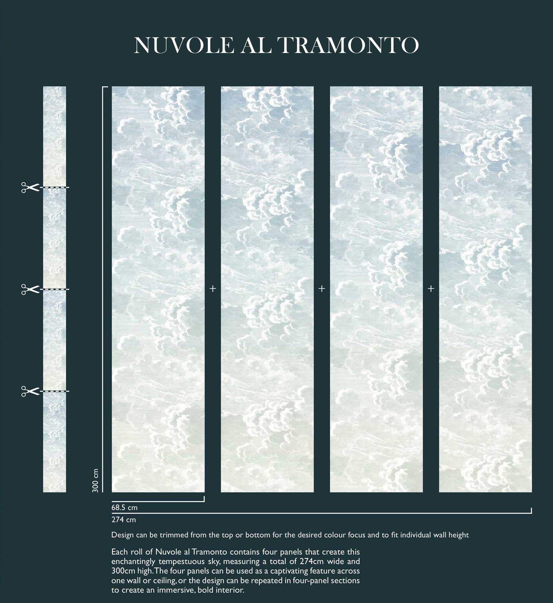 Cole & Son Nuvole al Tramonto Wallpaper 114/3006