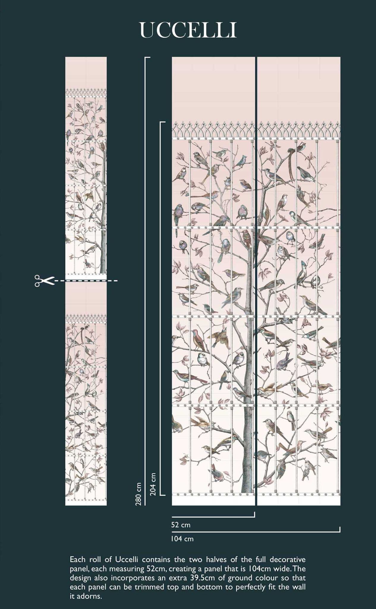 Cole & Son Uccelli  Wallpaper 114/11022