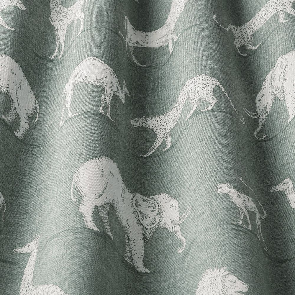 Iliv Prairie Animals Fabric  in Seagrass
