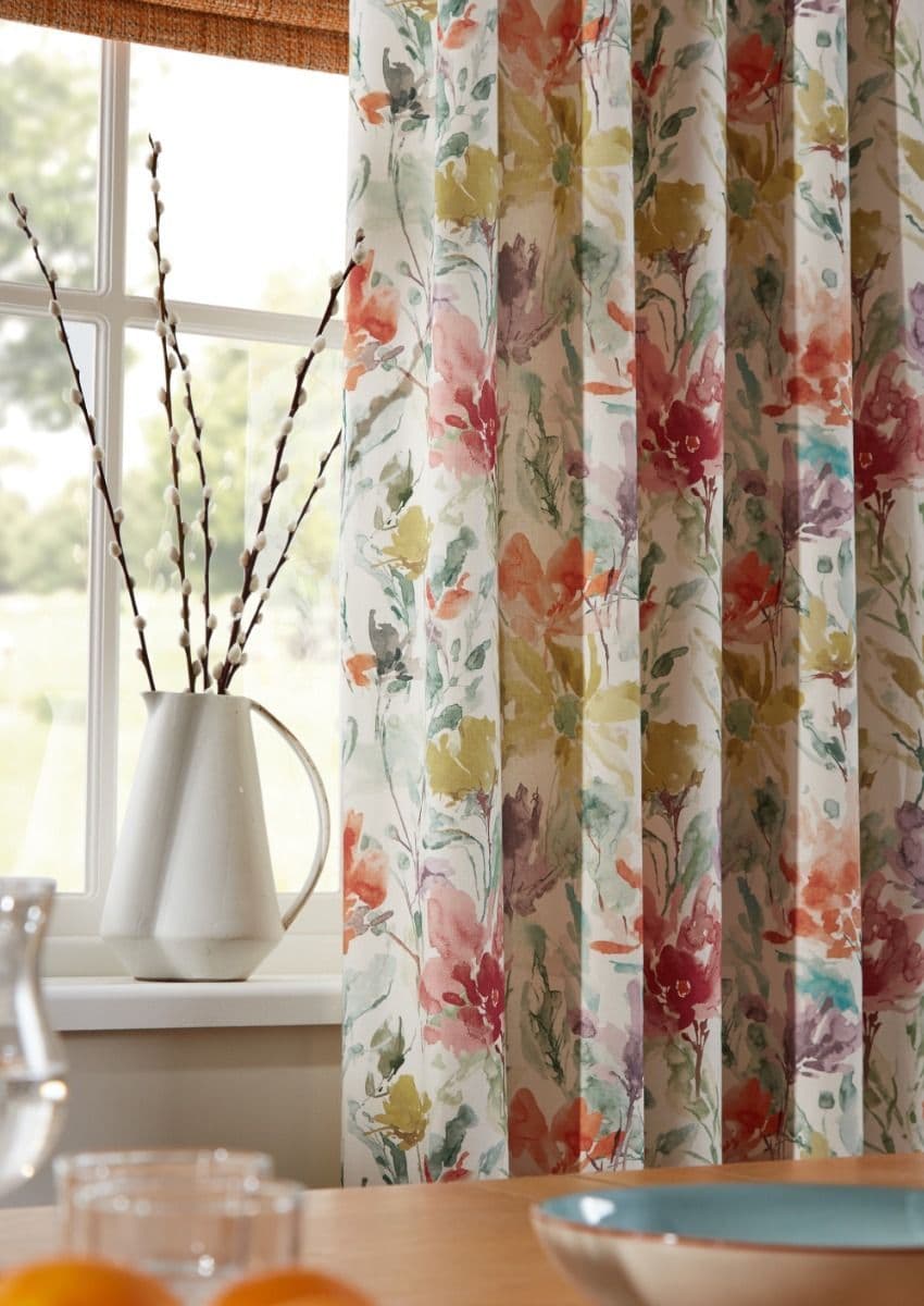 Iliv  Water Meadow Fabric  in Clementine