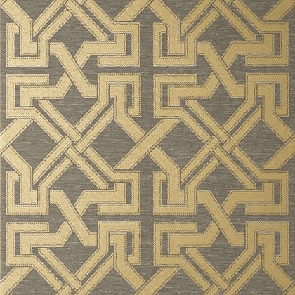 Thibaut Benedetto Wallpaper in Grey and Gold