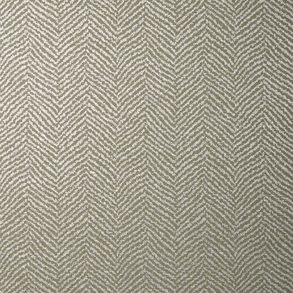 Thibaut Big Sur Wallpaper in Silver on Taupe