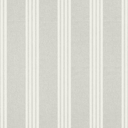 Thibaut Canvas Stripe Wallpaper in Grey
