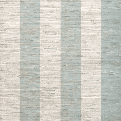 Thibaut Crossroad Stripe Wallpaper in Aqua