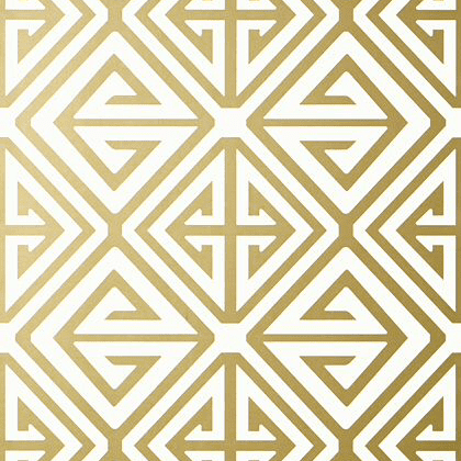 Thibaut Demetrius Wallpaper in Metallic Gold