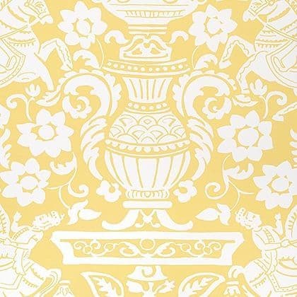 Thibaut Galway Wallpaper in Yellow
